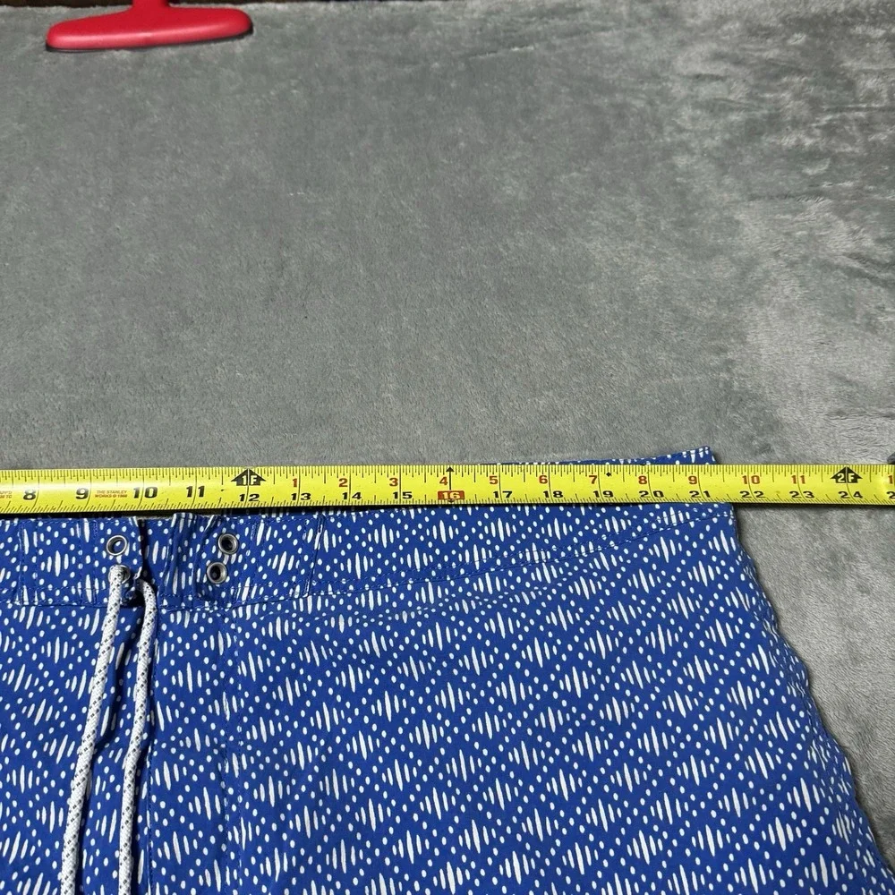 J Crew Swim Trunks Mens 42 Geometric Board Shorts Eco Pool Swimwear Bathing Suit